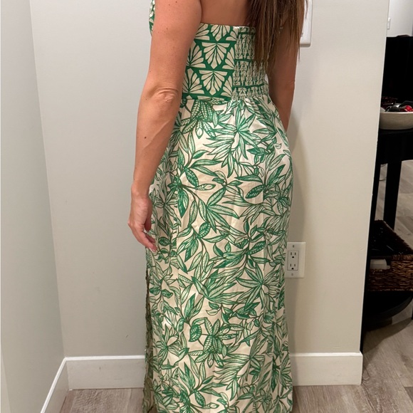 Green Floral Maxi Dress - Picture 2 of 3